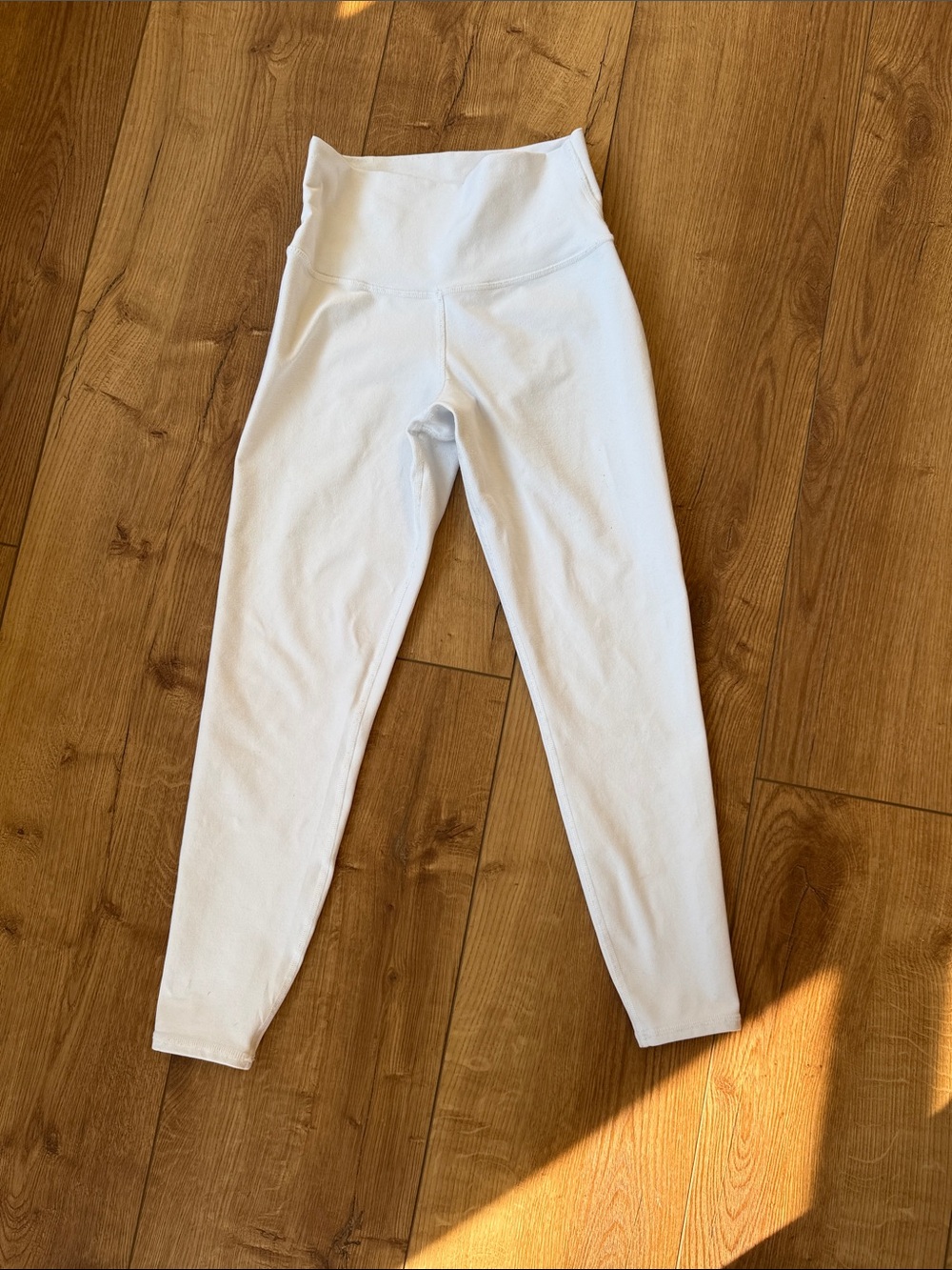 ALO Yoga White High-Rise Leggings